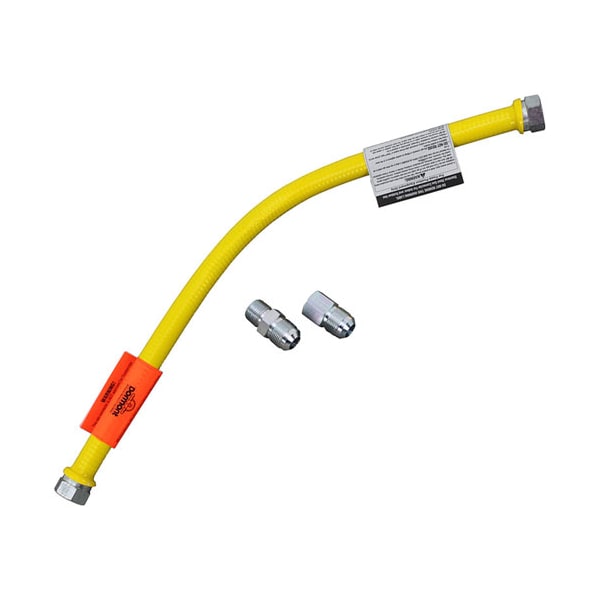 Coated Gas Connector 3/4" Mpt X 36"